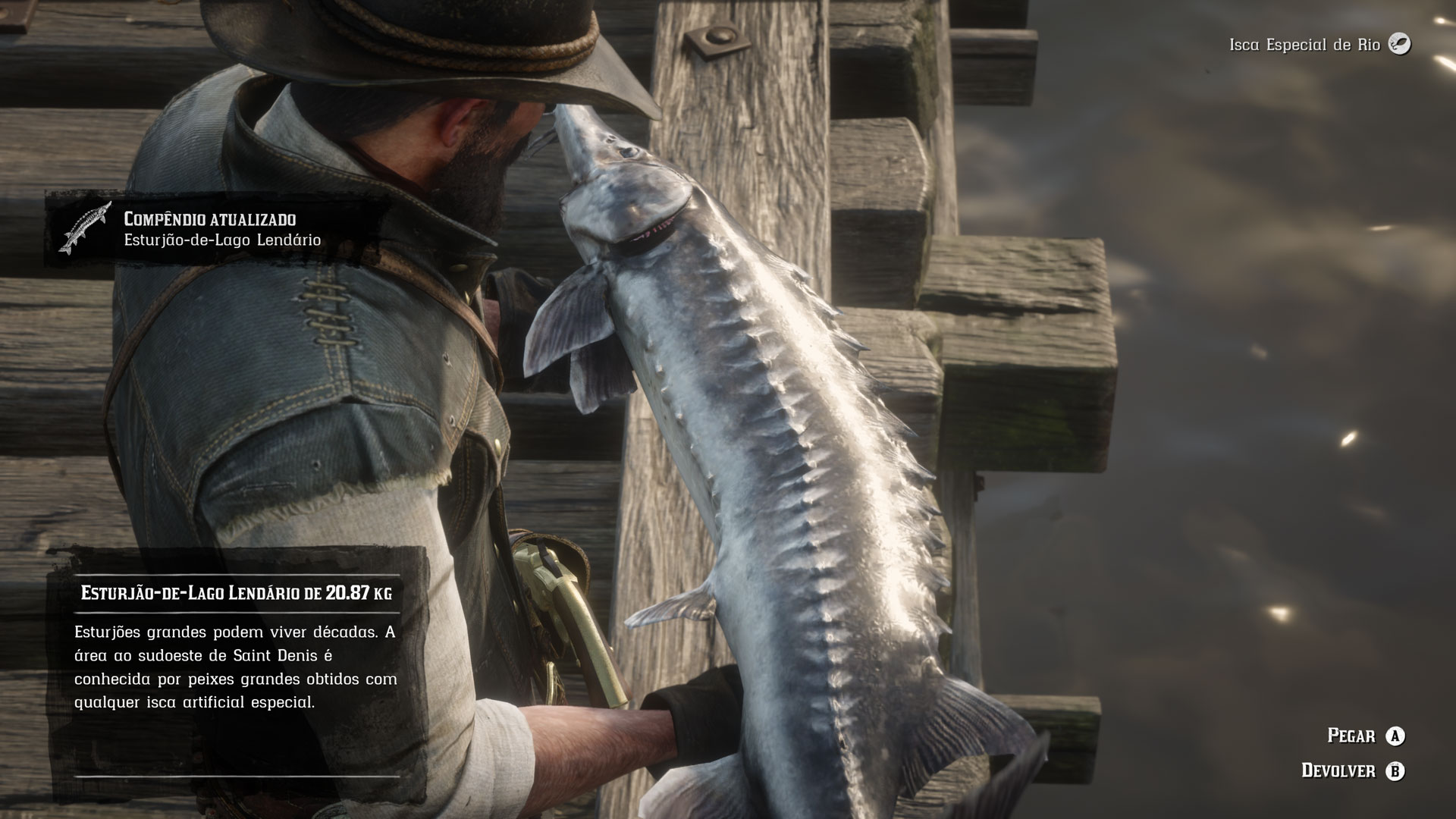 red dead redemption 2 catch legendary fish return to shore takes me to island