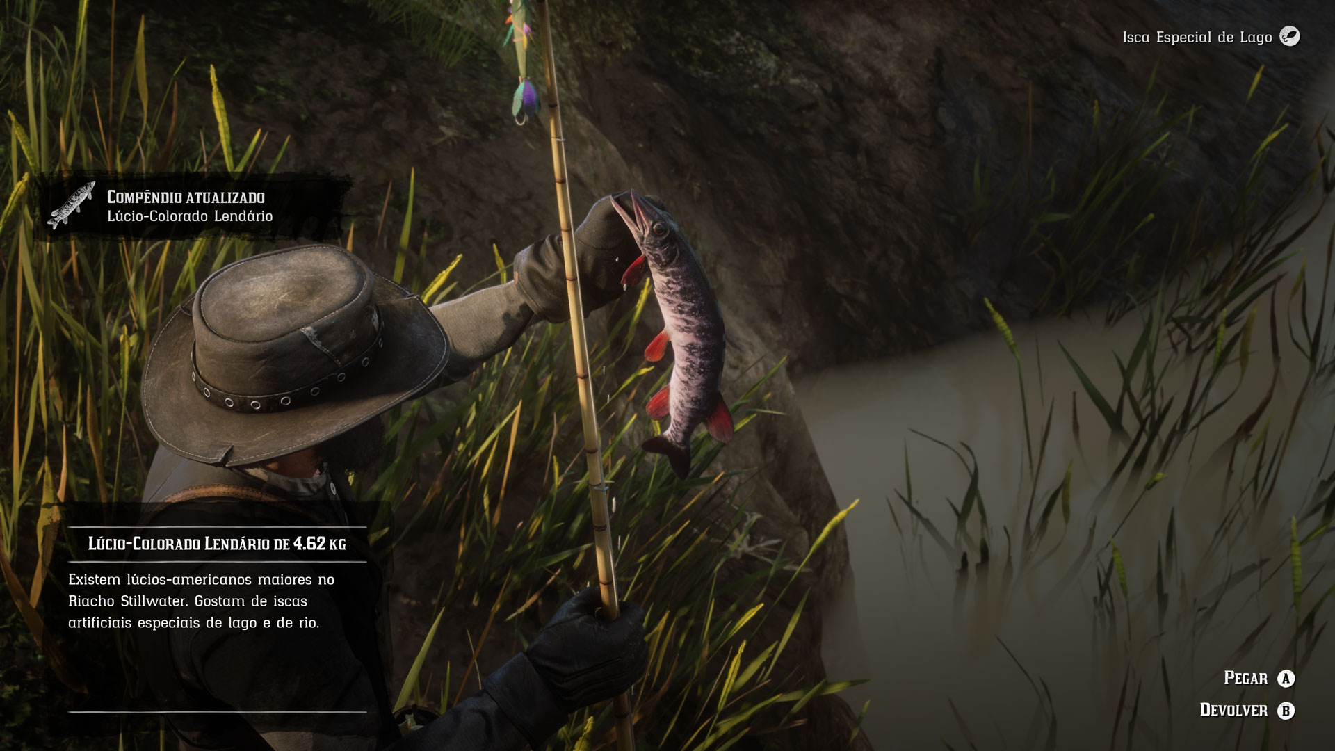 red dead redemption 2 catch legendary fish return to shore takes me to island