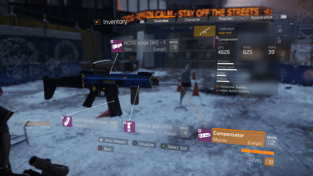 The Division Gráficos