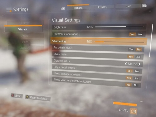 Como melhorar os graficos do The Division no Xbox One e PS4