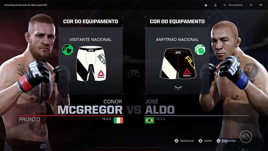 UFC 2 Uniformes