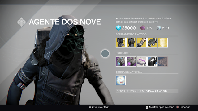 Itens Xur 3