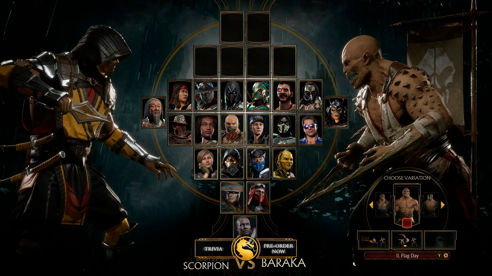 Quais são os personagens de Mortal Kombat 11?