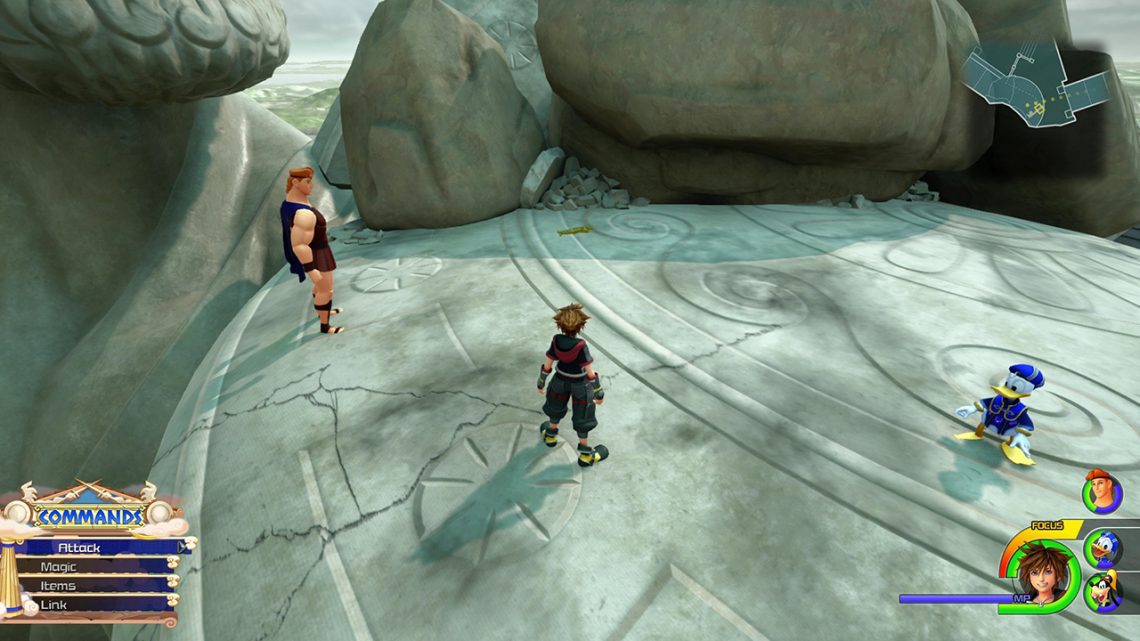 Kingdom Hearts 3 Localização das Estátuas do Hércules
