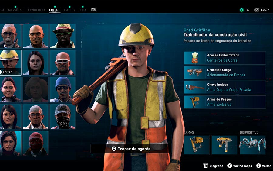 WATCH DOGS LEGION MELHORES PERSONAGENS DO ONLINE 