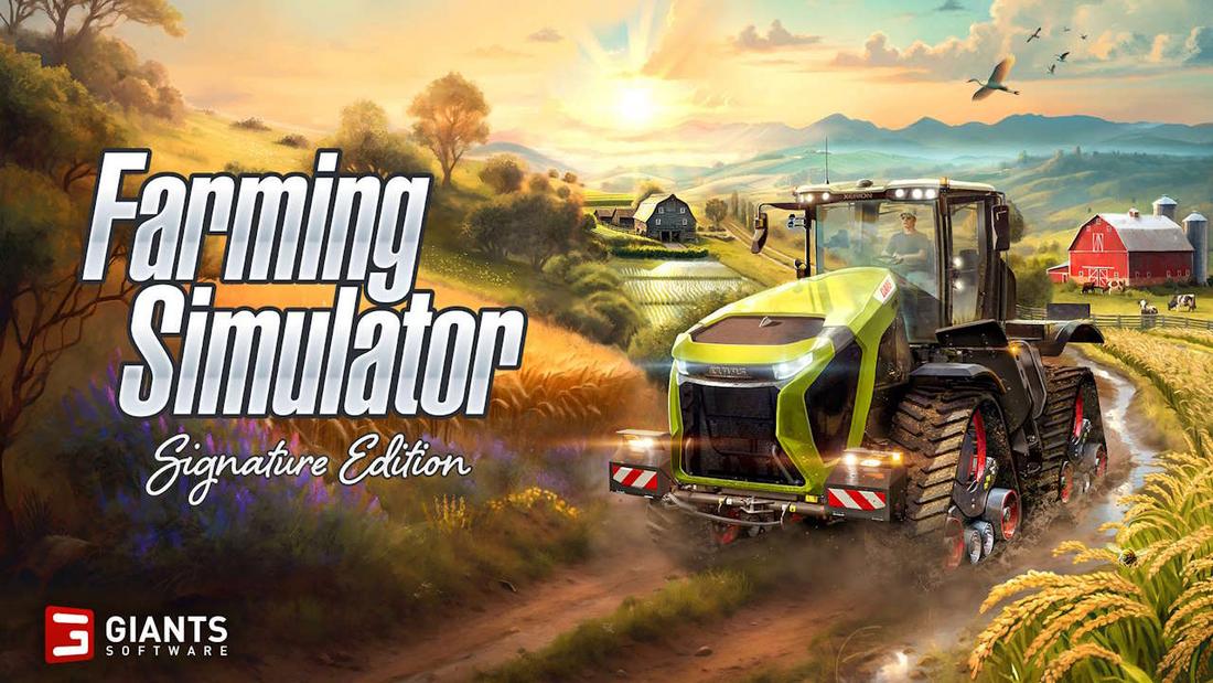 Farming Simulator: Signature Edition chega ao Switch 2 com mais de 400 máquinas e novos mapas