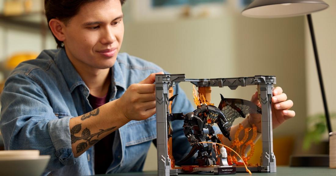 LEGO lança set épico de Gandalf vs Balrog na Ponte de Khazad-dûm