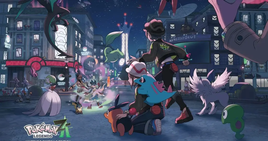 Pokémon Legends Z-A chega em 16 de outubro ao Switch e Switch 2 com upgrade