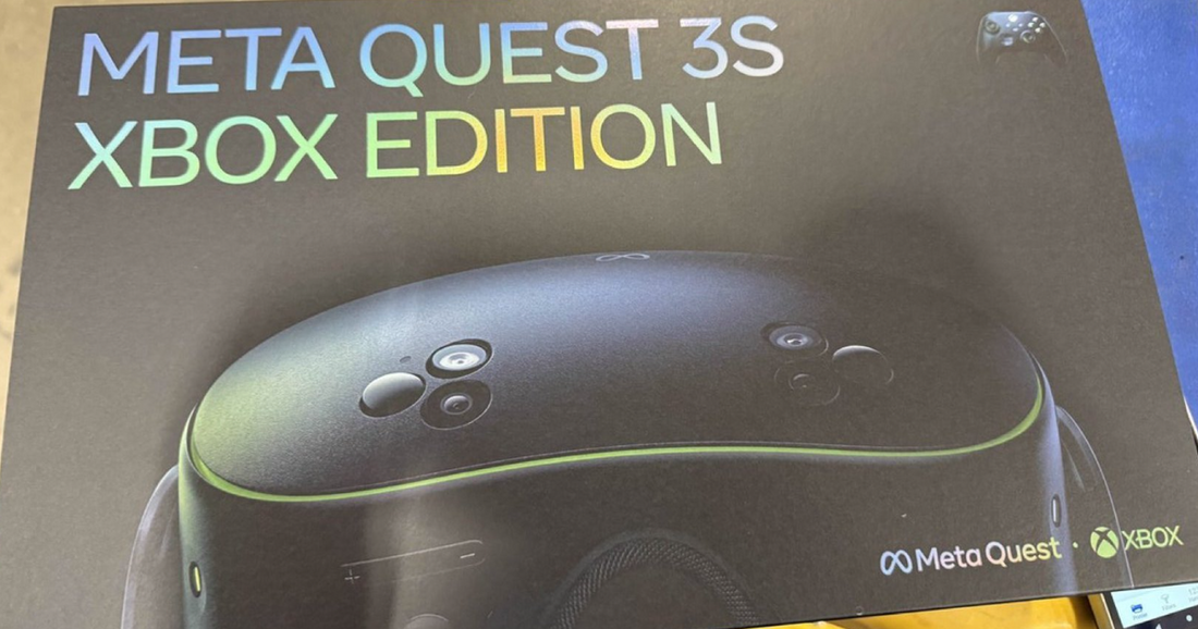 Meta Quest 3S Xbox Edition vaza com design exclusivo e Game Pass incluso