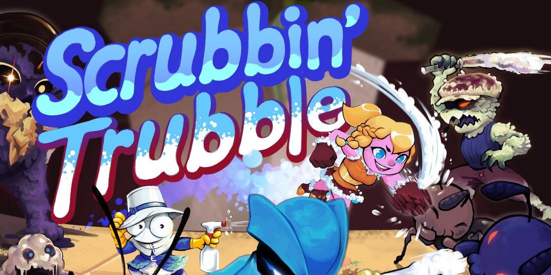 Scrubbin' Trubble mistura limpeza, tática e coop em roguelike inovador