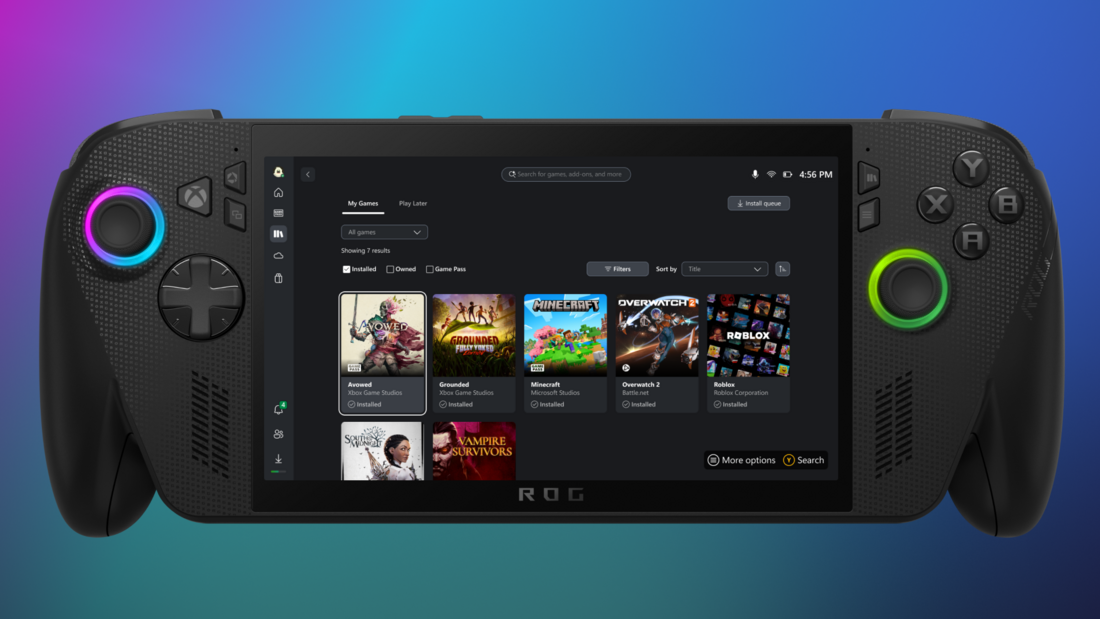 Nova biblioteca de jogos Xbox une títulos do Game Pass e outras lojas no PC