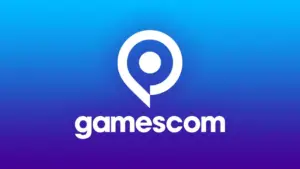 Arte oficial da Gamescom 2026, feira de games realizada em Colonia